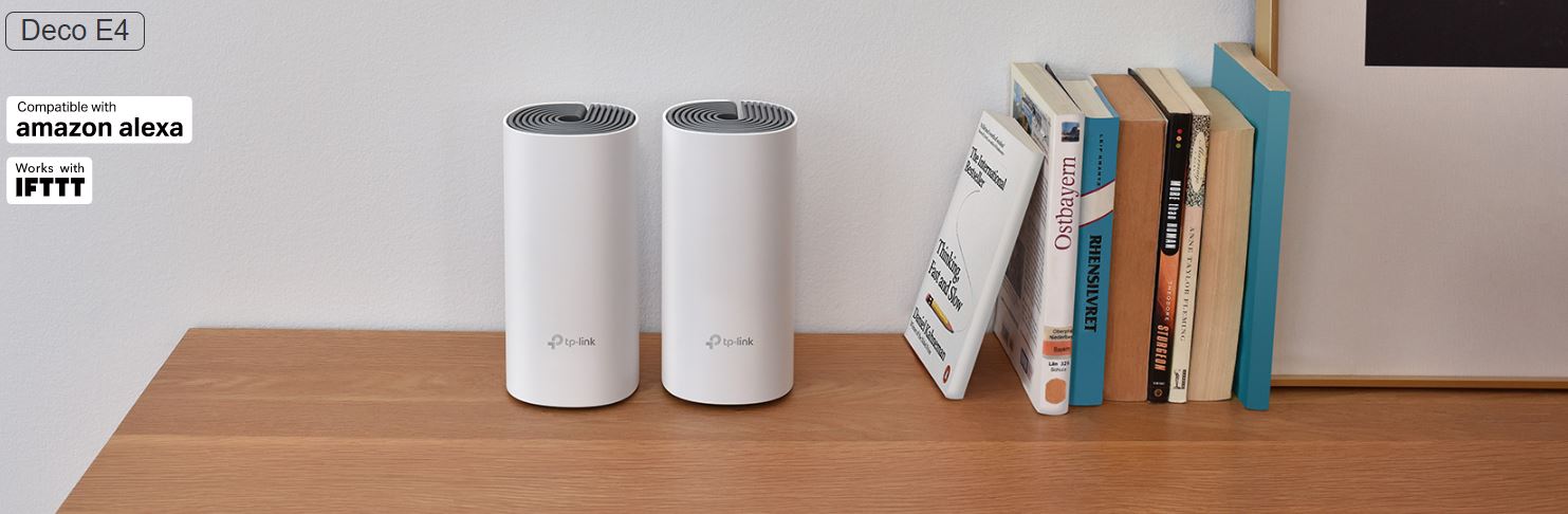 Bộ phát wifi mesh TP-Link Deco E4 (2-Pack) Wireless AC1200Mbps